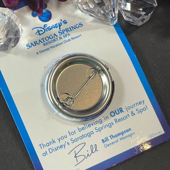 Frozen 2 Disney Lapel Pin Saratoga Springs Resort Elsa Ana Pin Brooch Button Pin - Picture 3 of 5